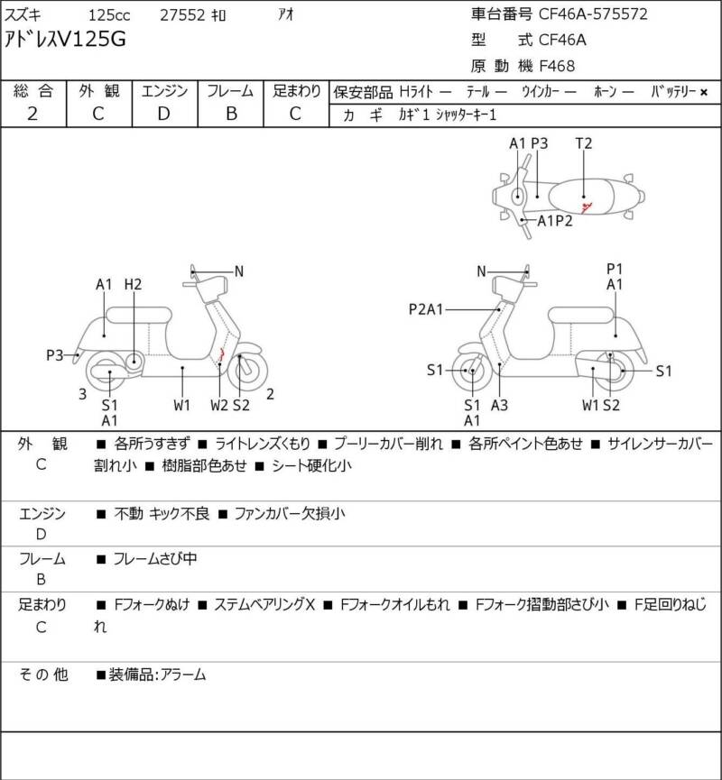 Карта повреждений