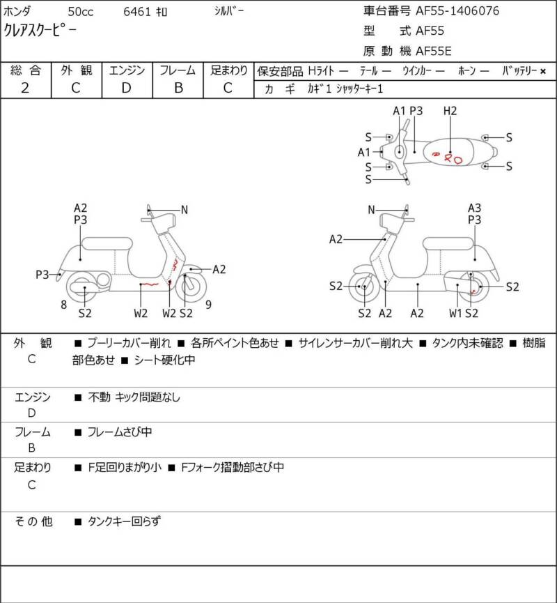 Карта повреждений