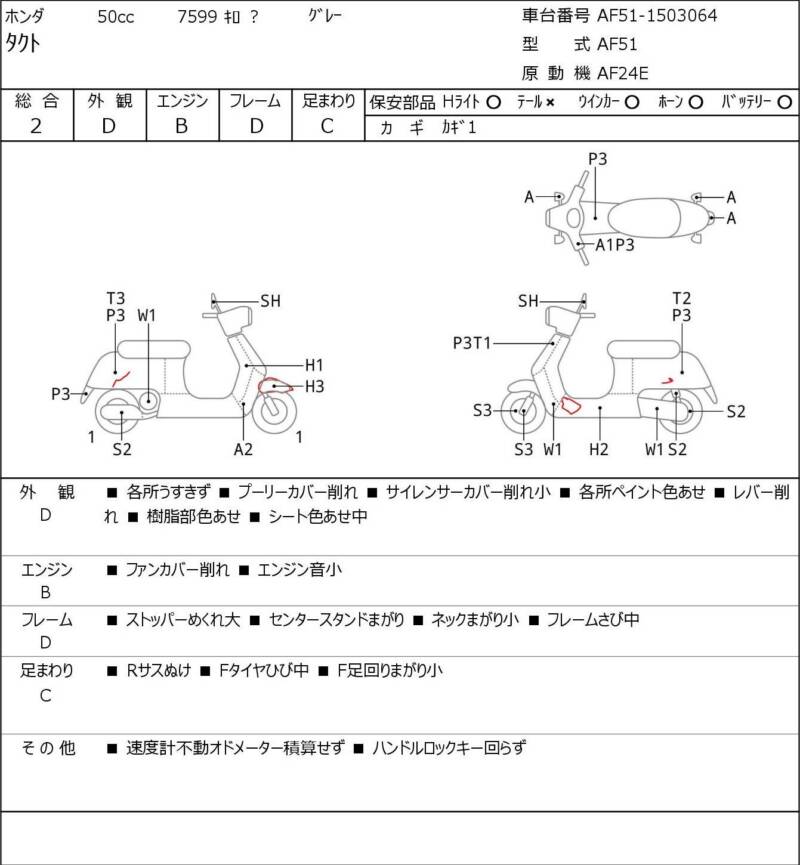 Карта повреждений