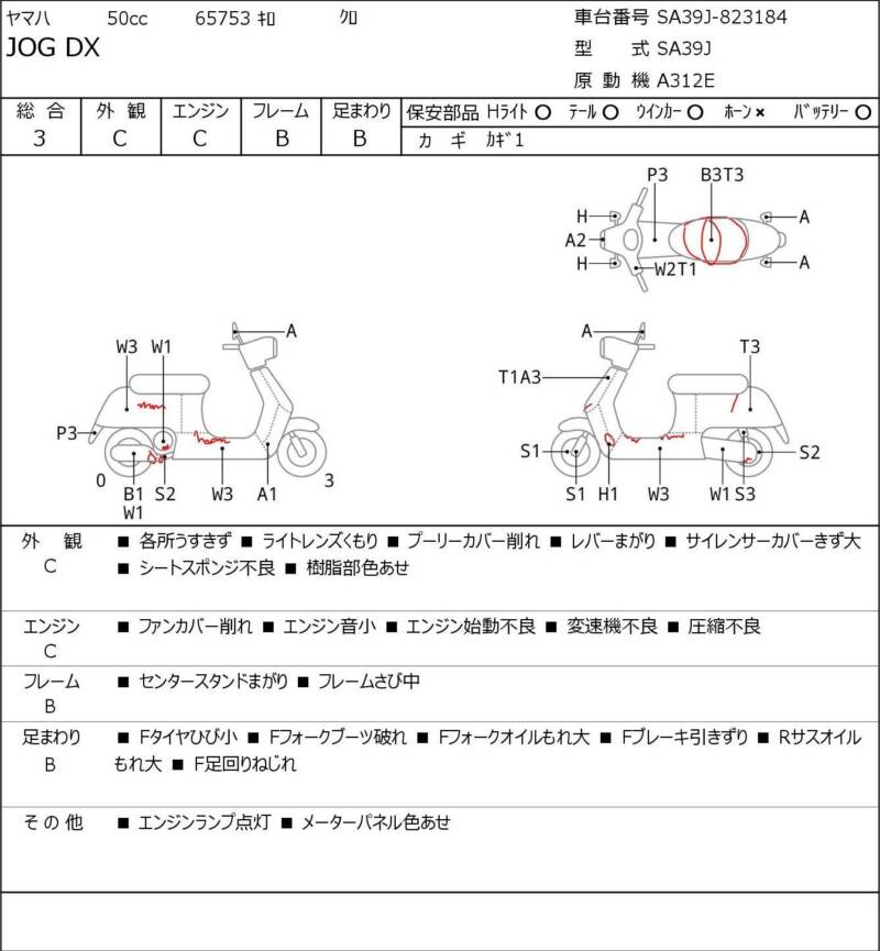 Карта повреждений