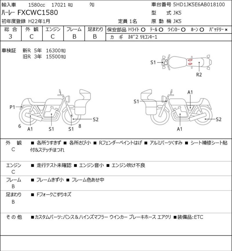 Карта повреждений