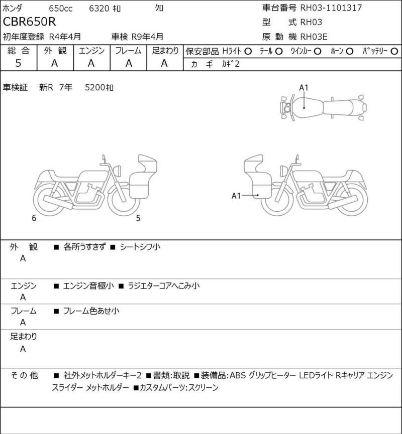 Карта повреждений