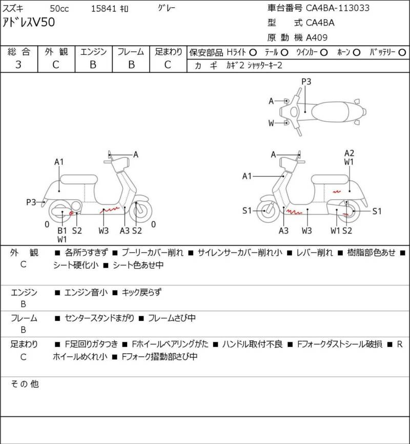 Карта повреждений