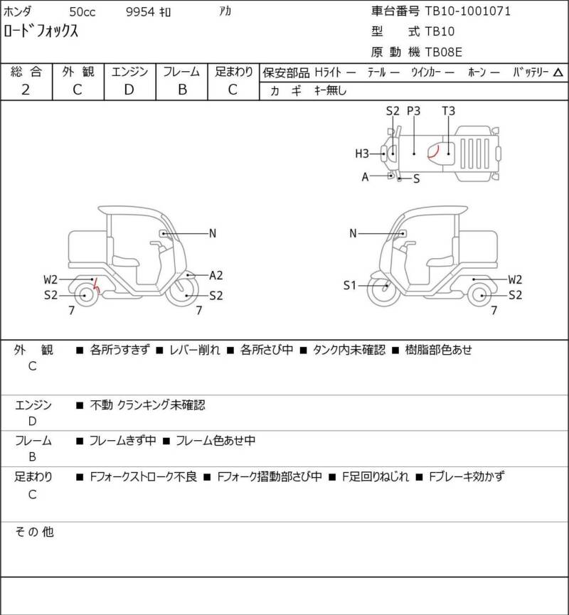 Карта повреждений