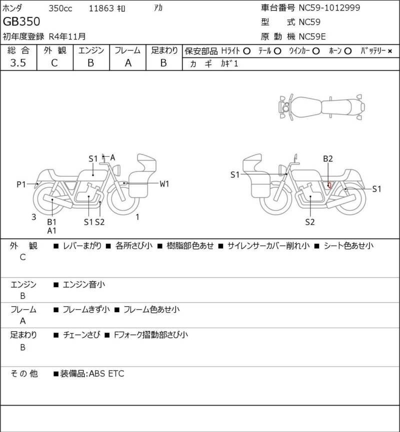 Карта повреждений