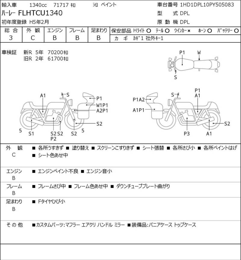 Карта повреждений
