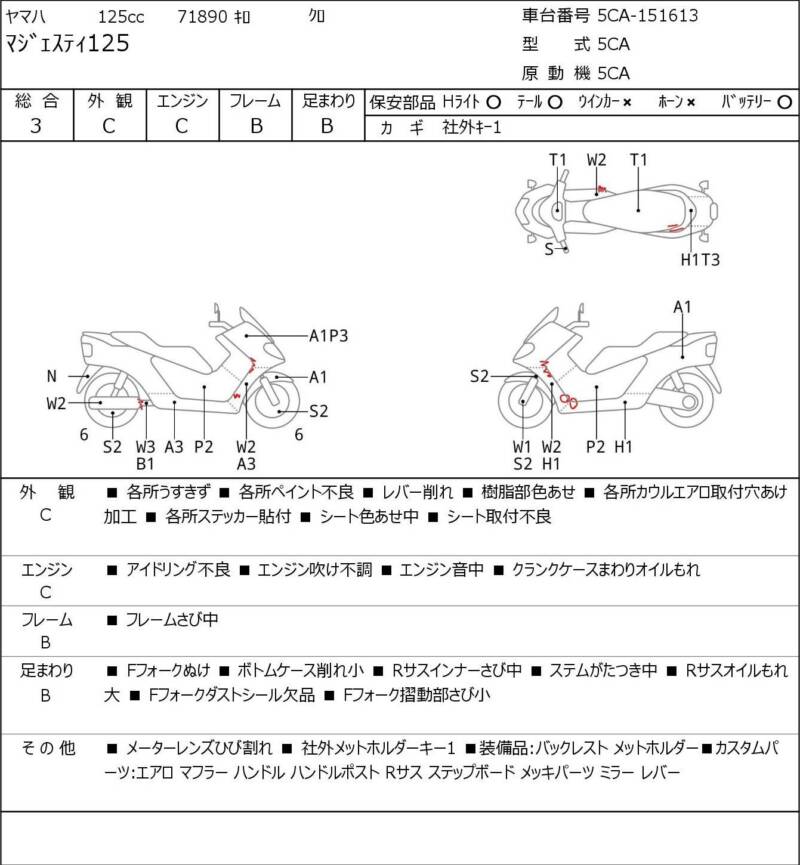 Карта повреждений