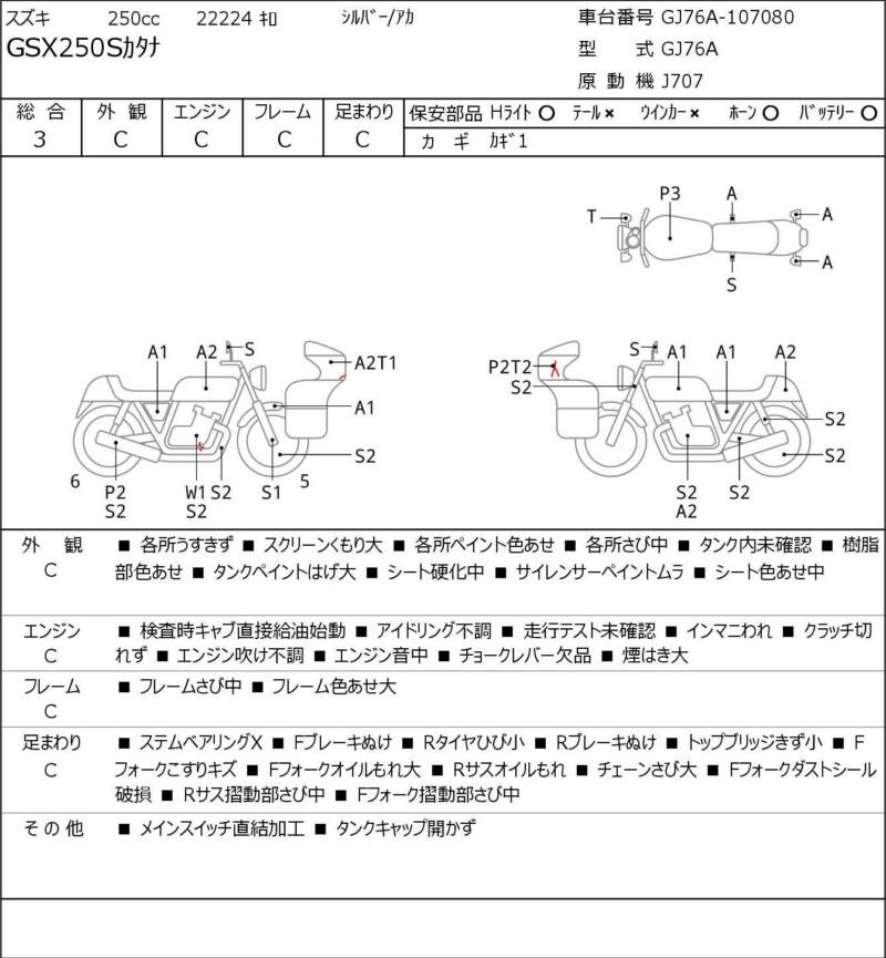 Карта повреждений