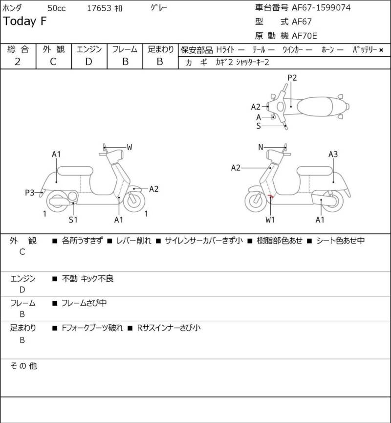 Карта повреждений