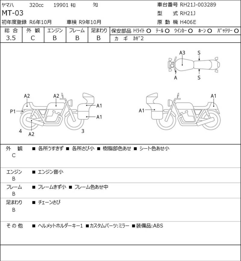 Карта повреждений
