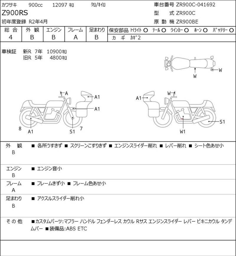 Карта повреждений