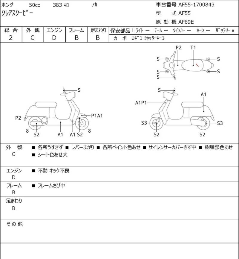Карта повреждений