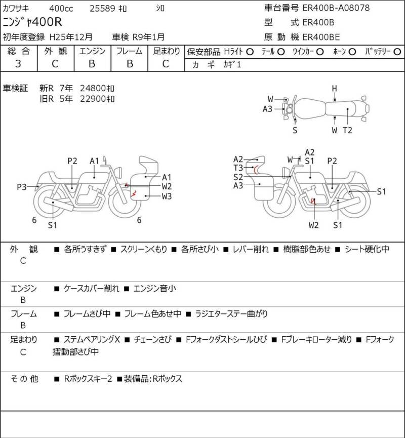 Карта повреждений