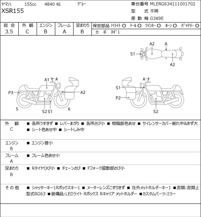 Карта повреждений