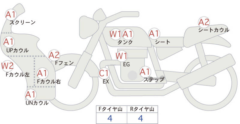 Карта повреждений