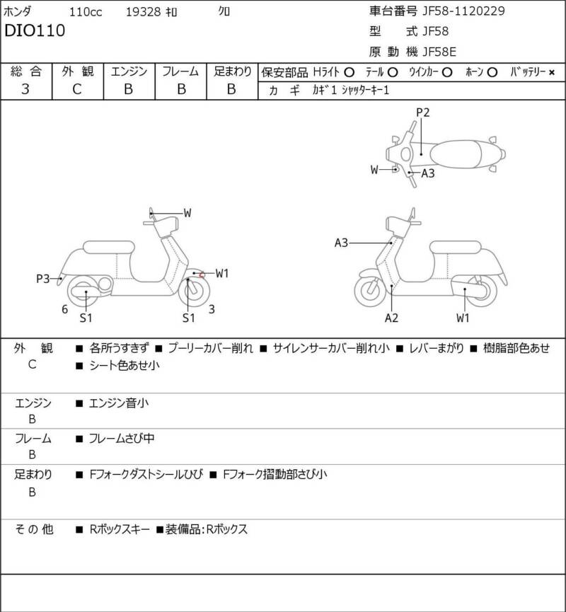 Карта повреждений