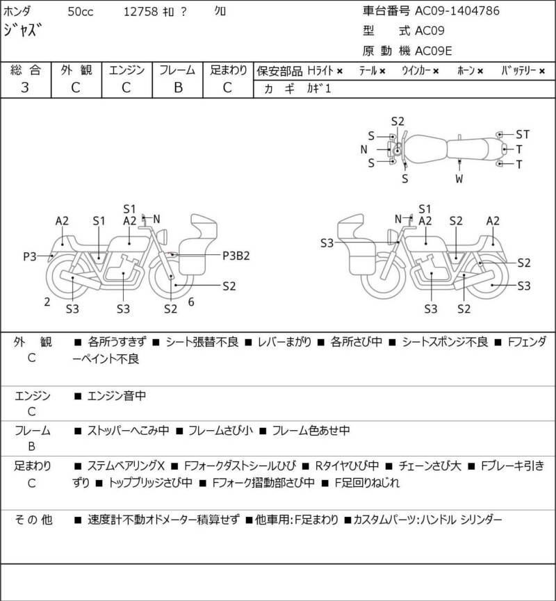 Карта повреждений
