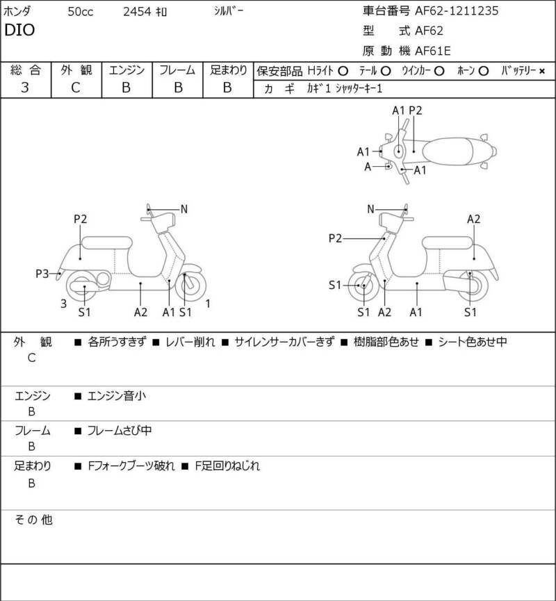 Карта повреждений