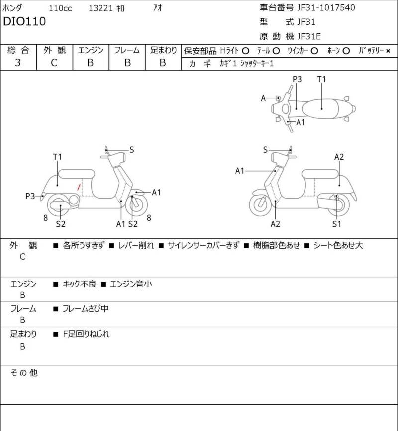 Карта повреждений