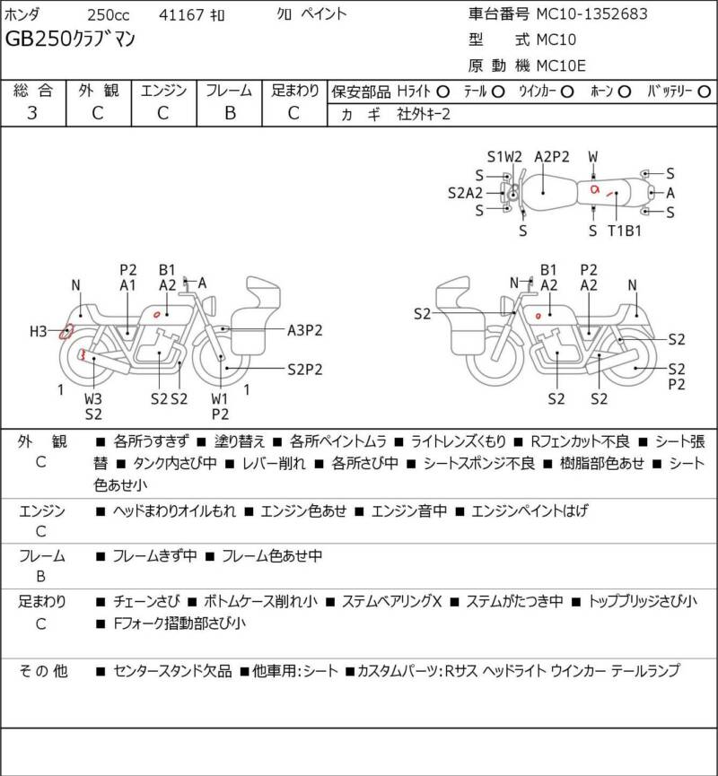 Карта повреждений