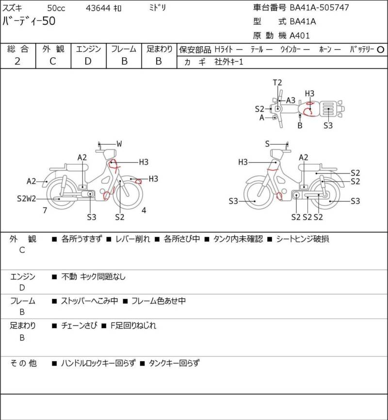 Карта повреждений