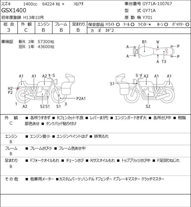 Карта повреждений