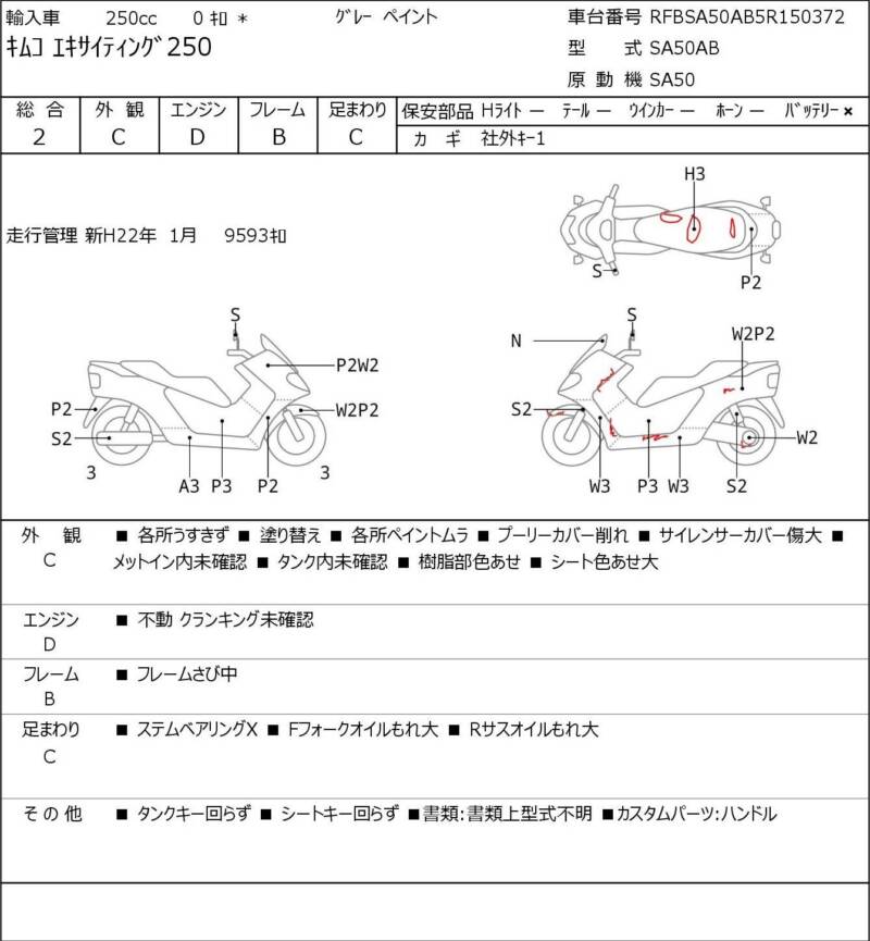 Карта повреждений