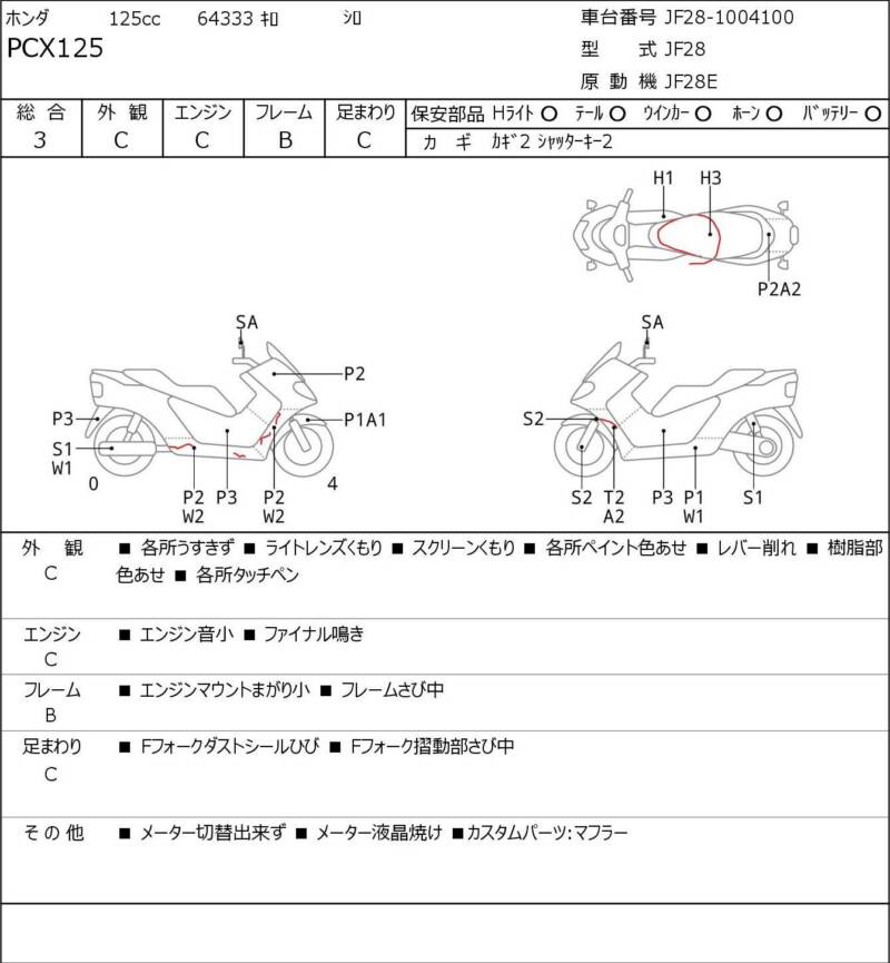 Карта повреждений
