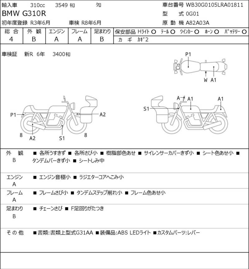 Карта повреждений