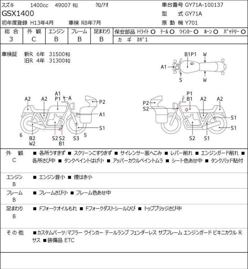 Карта повреждений