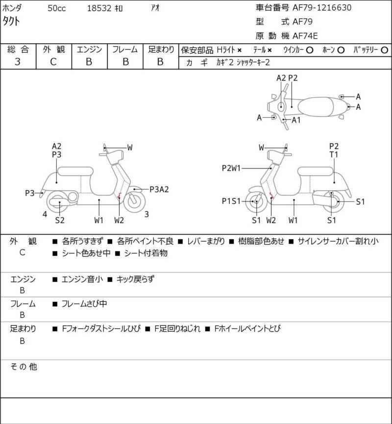 Карта повреждений