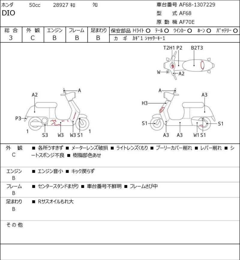 Карта повреждений