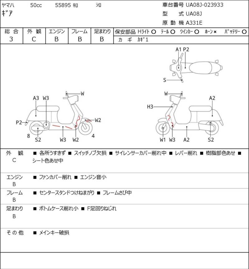 Карта повреждений