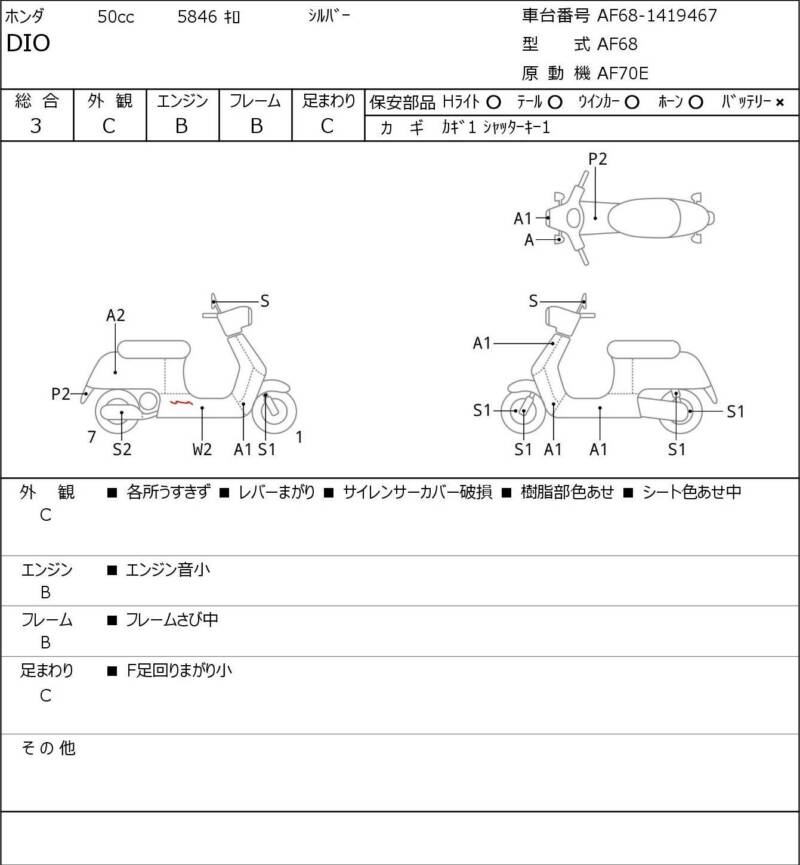 Карта повреждений