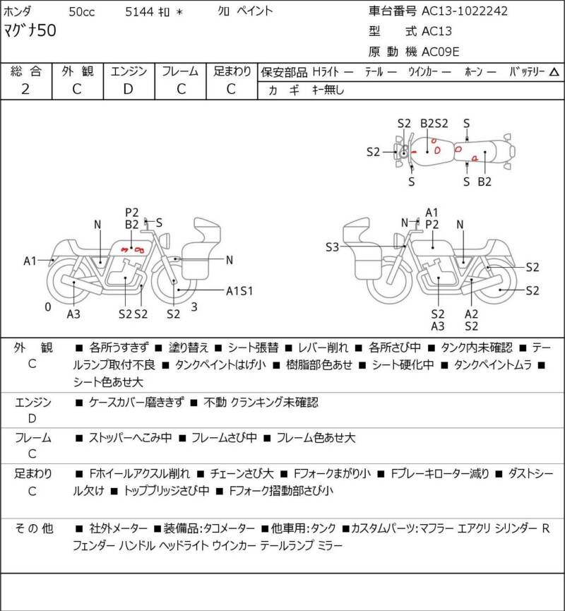 Карта повреждений