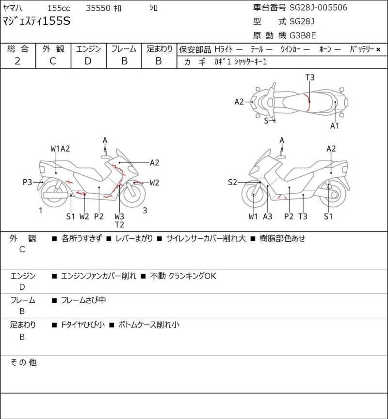 Карта повреждений