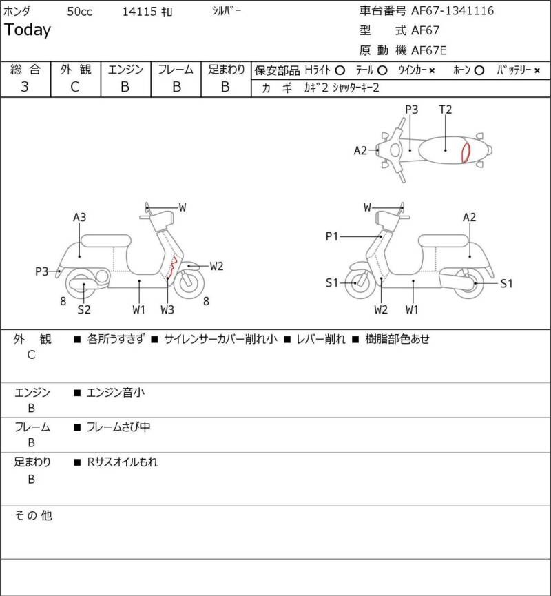 Карта повреждений