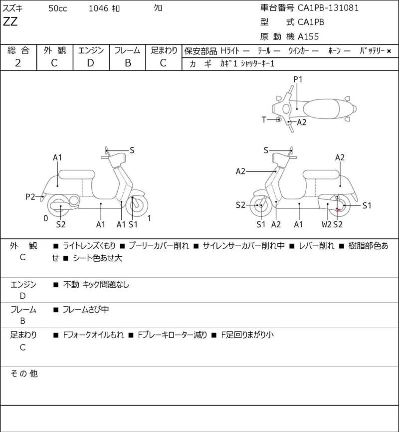 Карта повреждений