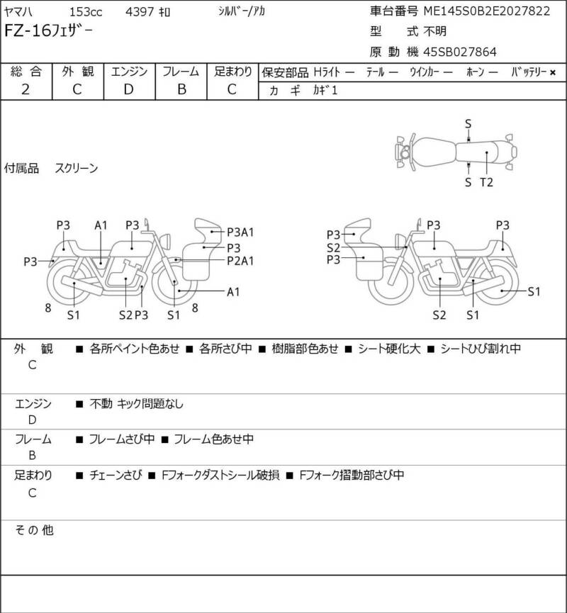 Карта повреждений