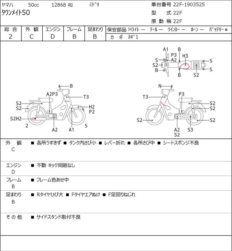 Карта повреждений