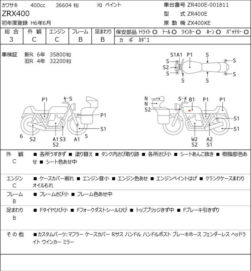 Карта повреждений