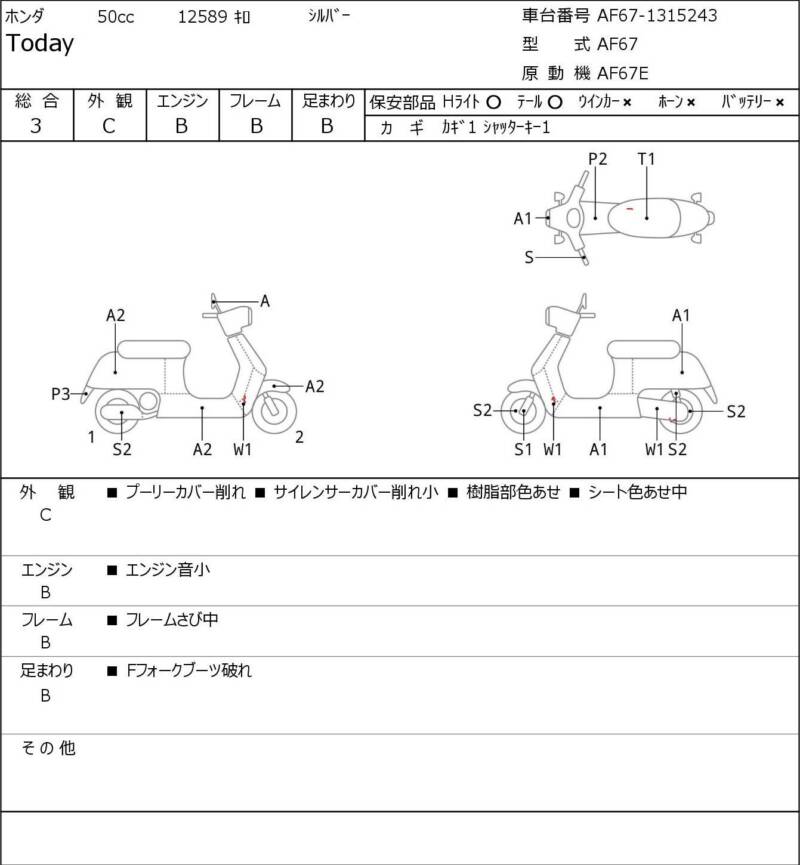 Карта повреждений