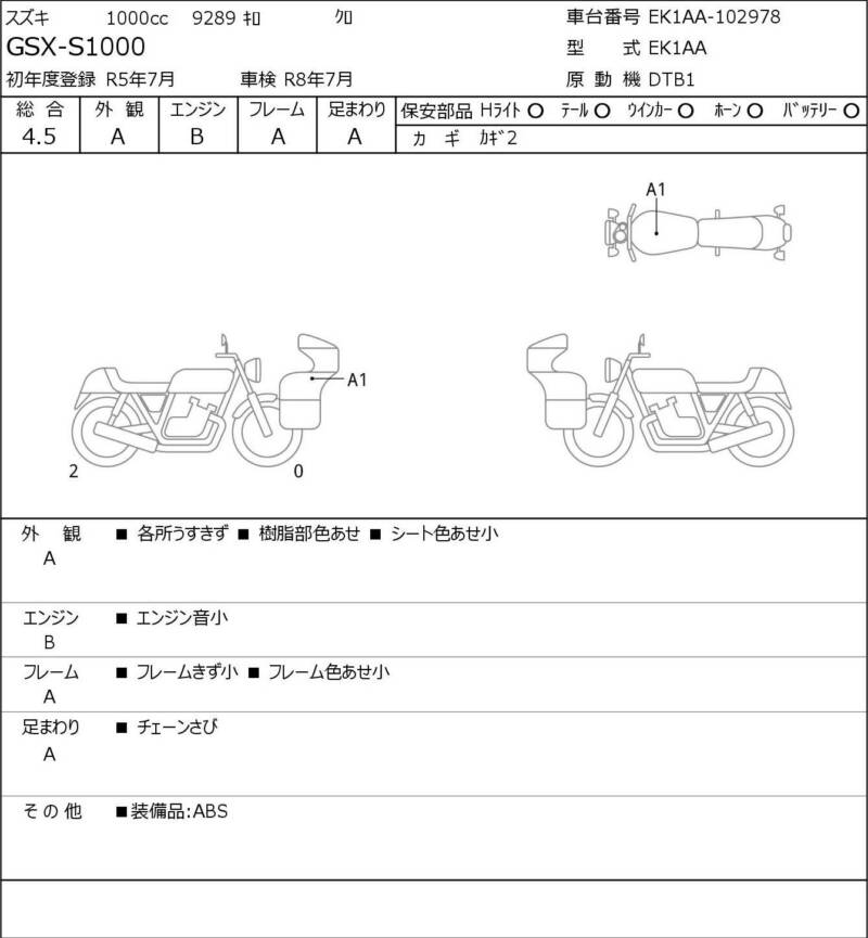 Карта повреждений