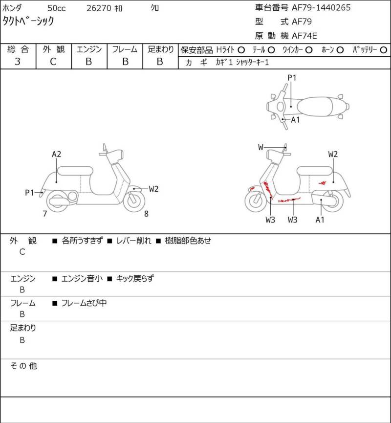 Карта повреждений