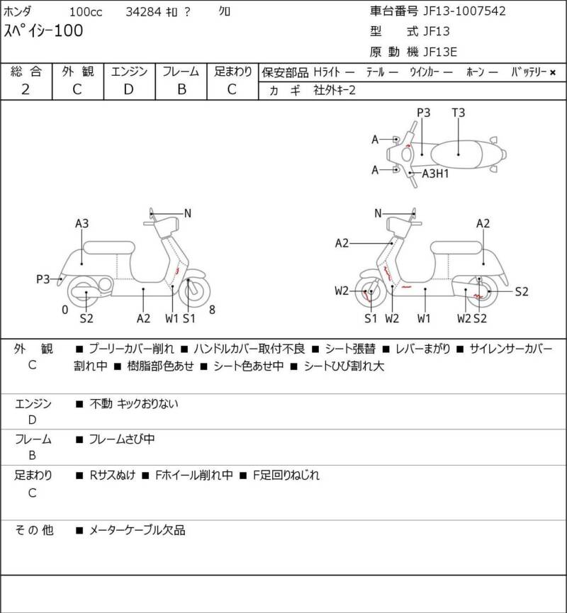 Карта повреждений